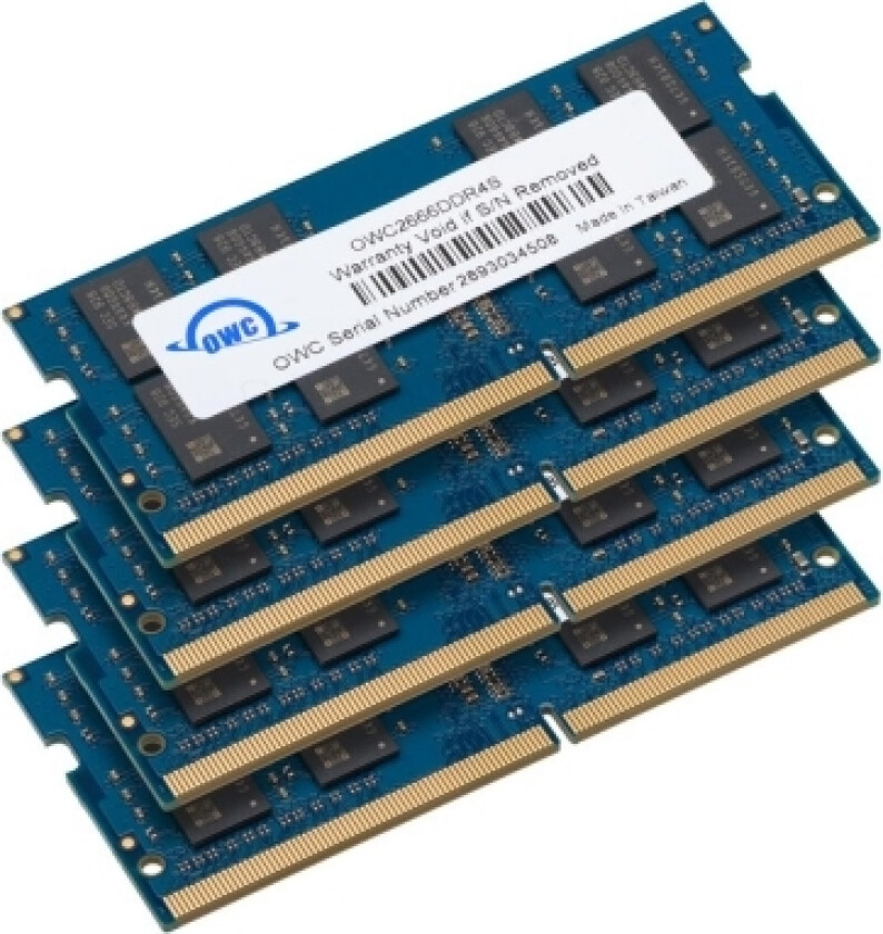 Owc Owc2666ddr4s64s, 64 Gb, 4 X 16 Gb, Ddr4, 2666 Mhz, 260-Pinners So-Dimm