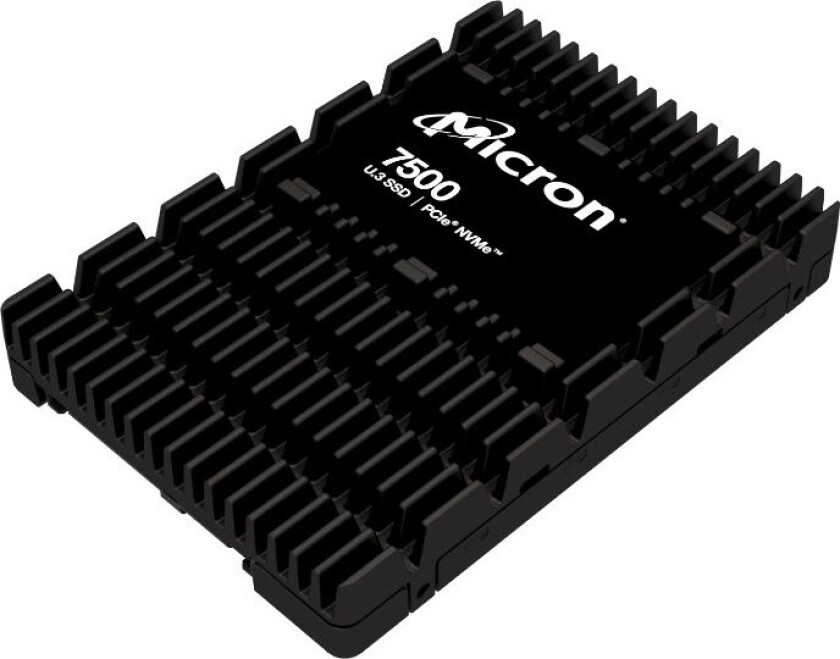 Micron 7500 Pro - Ssd - Read Intensive - Kryptert - 960 Gb - Intern - 2.5" - U.3 Pcie 4.0 (Nvme) - 256-Bit Aes, 3072-Bit Rsa, Fips 140-3 Level 2, 208
