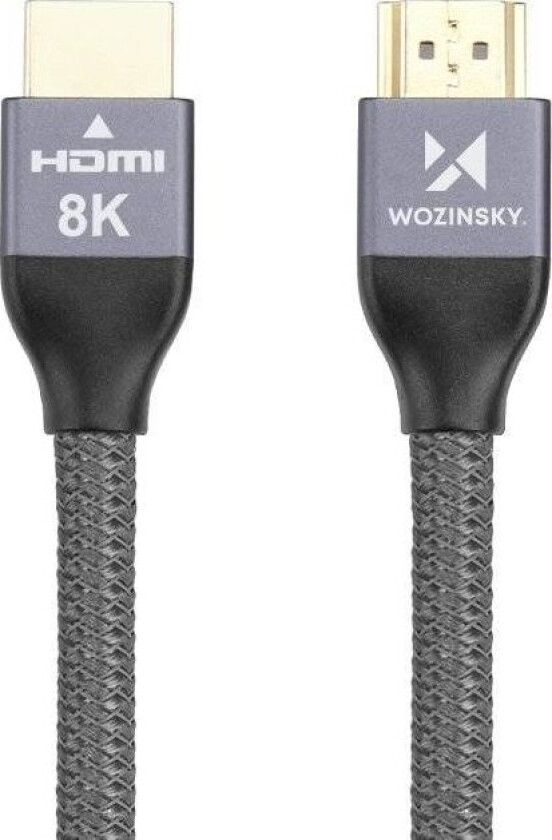 -Kabel Hdmi 2.1 8K 60 Hz 48 Gbps/4K 120 Hz/2K 144 Hz 5 M Sølv (Whdmi-50)