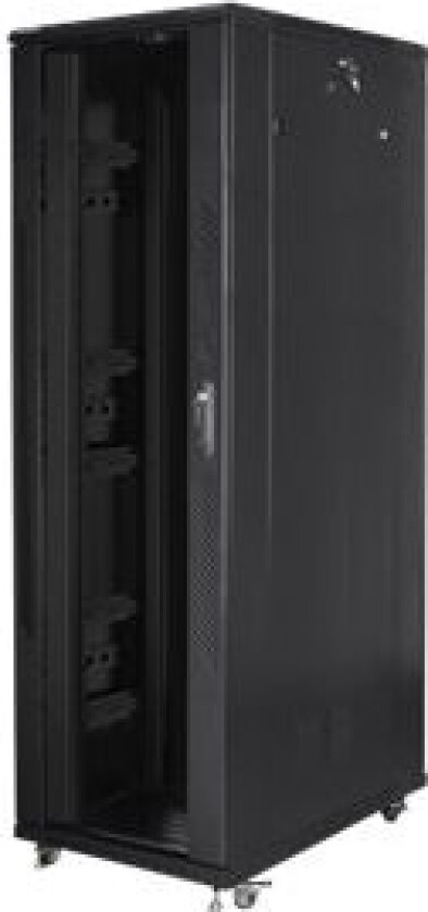 Lanberg - Rack Skap - Svart, Ral 9004 - 42U - 19"