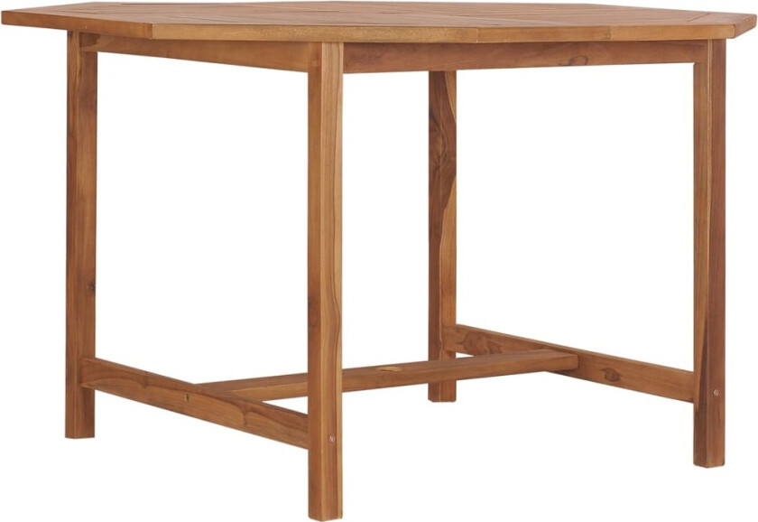 Utendørs spisebord 110x110x75 cm heltre teak