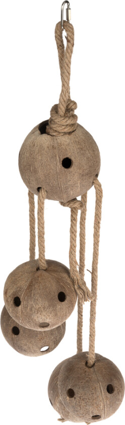 kokosnøttfugleleketøy Swing & Forage - ca. L 84 x Ø 21 cm