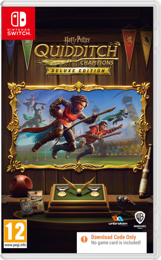 Harry Potter: Quidditch Champions (Deluxe Edition) - Code in a Box - Release TBA - Nintendo Switch - Sport