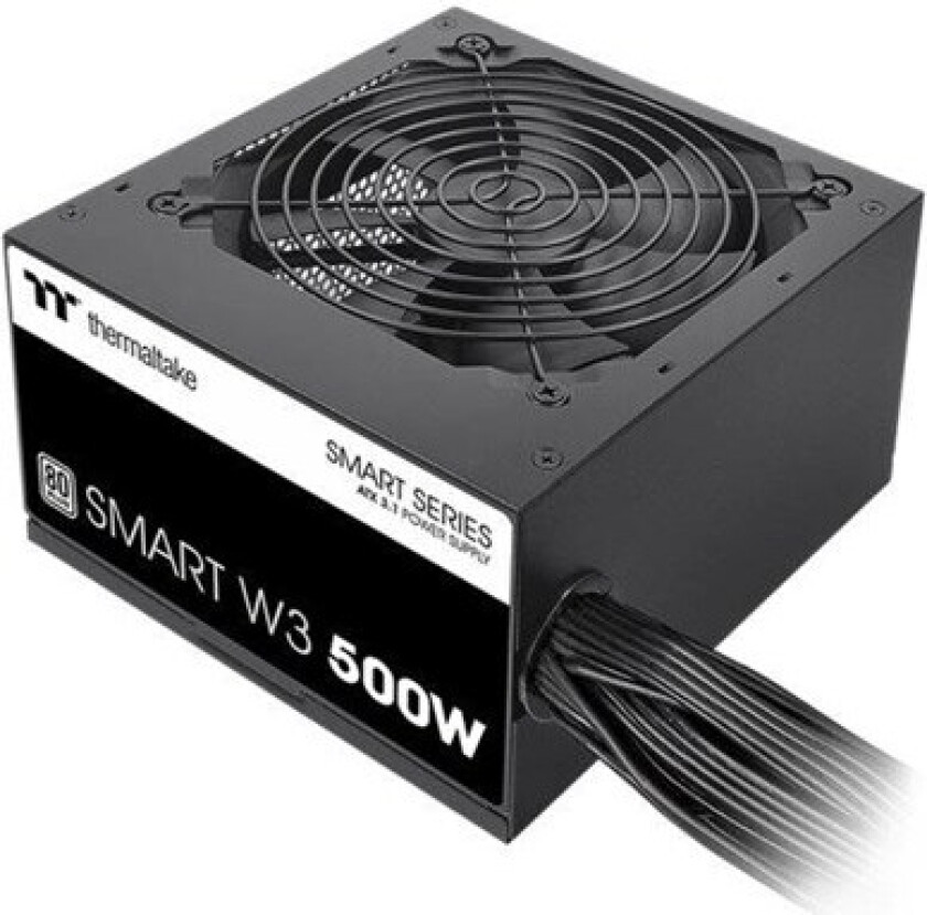 SMART W3 500W Strømforsyning (PSU) - 500 Watt - 120 mm - ATX - 80 Plus White sertifisert