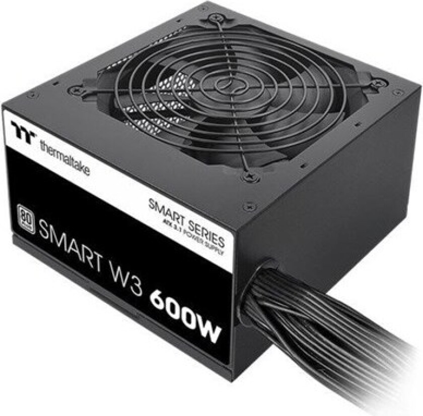 SMART W3 600W Strømforsyning (PSU) - 600 Watt - 120 mm - ATX - 80 Plus White sertifisert