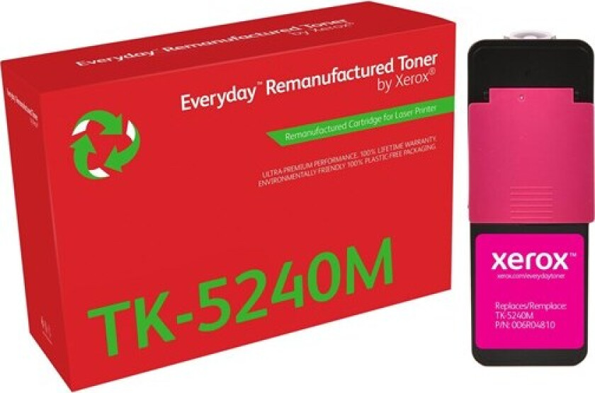Everyday - magenta - compatible - remanufactured - toner cartridge (alternative for: Kyocera TK-5240M) - Green World Alliance return programme - Laser toner Rød
