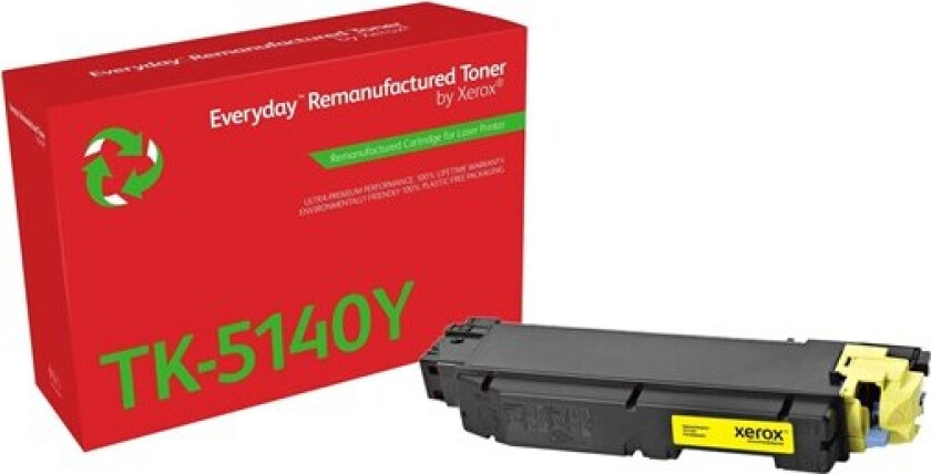 Everyday - yellow - compatible - remanufactured - toner cartridge (alternative for: Kyocera TK-5140Y) - Green World Alliance return programme - Laser toner Yellow