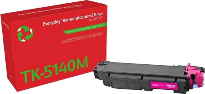 Everyday - magenta - compatible - remanufactured - toner cartridge (alternative for: Kyocera TK-5140M) - Green World Alliance return programme - Laser toner Rød