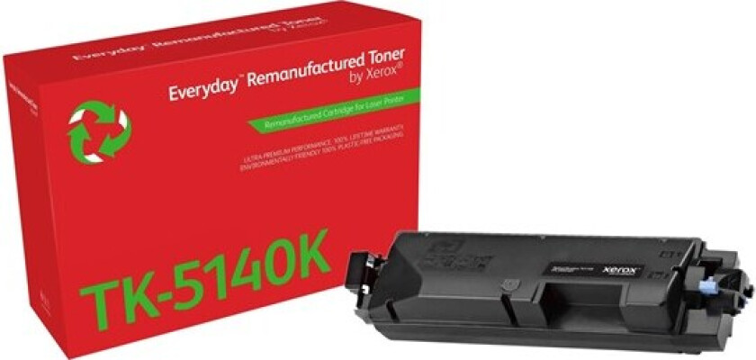 Everyday - black - compatible - remanufactured - toner cartridge (alternative for: Kyocera TK-5140K) - Green World Alliance return programme - Laser toner Svart