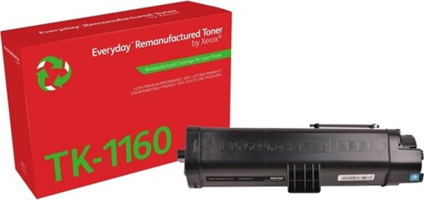 Everyday - black - compatible - remanufactured - toner cartridge (alternative for: Kyocera TK-1160) - Green World Alliance return programme - Laser toner Svart