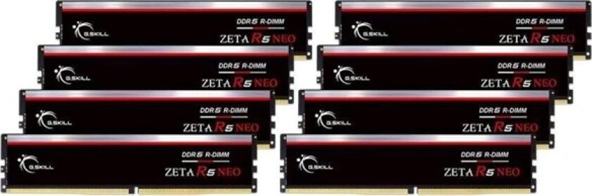 Zeta R5 Neo DDR5-6800 - 256GB - CL34 - Octa Channel (8 pcs) - AMD EXPO - Svart