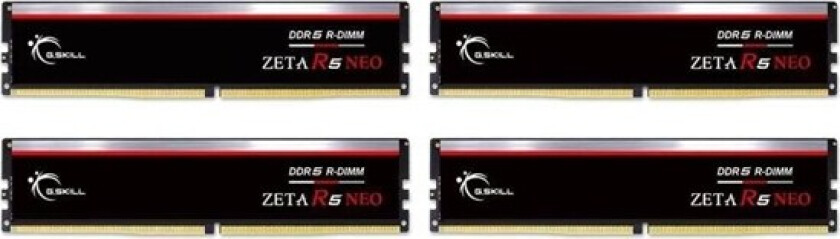 Zeta R5 Neo DDR5-6800 - 128GB - CL34 - Quad Channel (4 pcs) - AMD EXPO - Svart