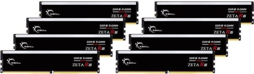 Zeta R5 DDR5-6400 - 256GB - CL32 - Octa Channel (8 pcs) - Intel XMP - Svart