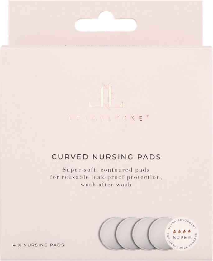 BAMBOO CURVED NURSING PADS