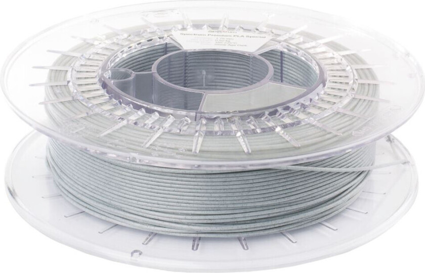 Spectrum Filament PLA for 3D-skriver - 1,75 mm, 1 kg - steinalder mørk grå