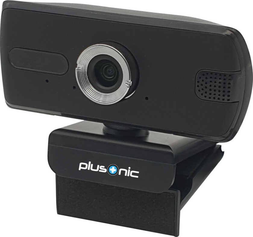 Plusonic USB-webkamera - 2304x1296, 1080p, V2, HD, 30fps