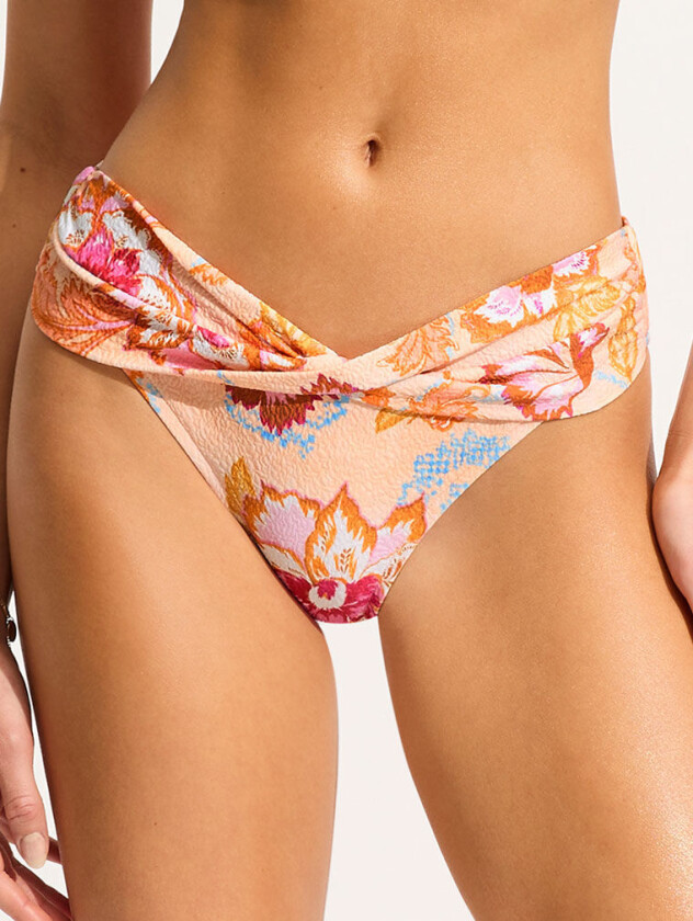 Swim Seafolly Spring Festival Twist Front Bikini Brief 40 40