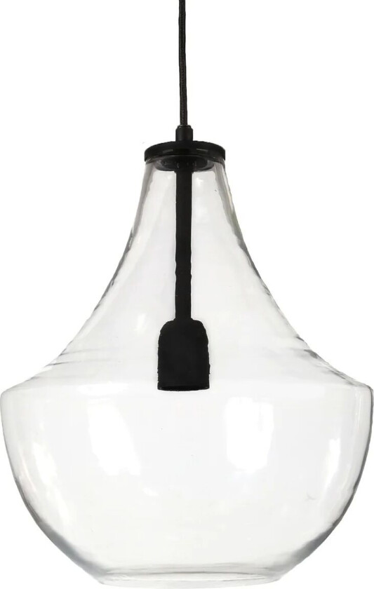 Hamilton taklampe 30 cm Klar-svart