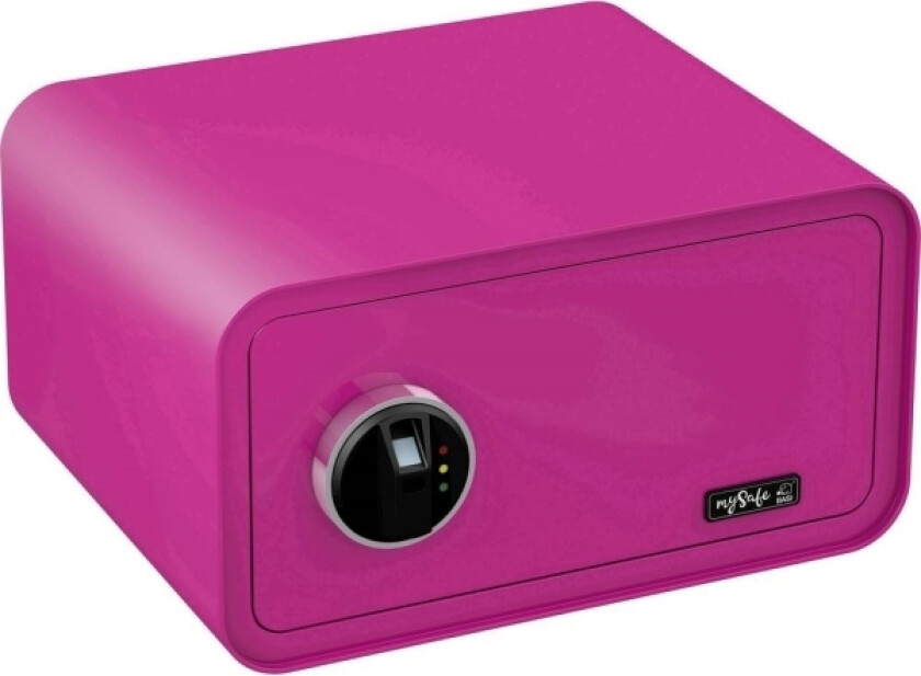 Mysafe 430, Frittstående Safe, Rosa, Elektronisk, Fingeravtrykksleser, Batteri, Aa, 430 Mm