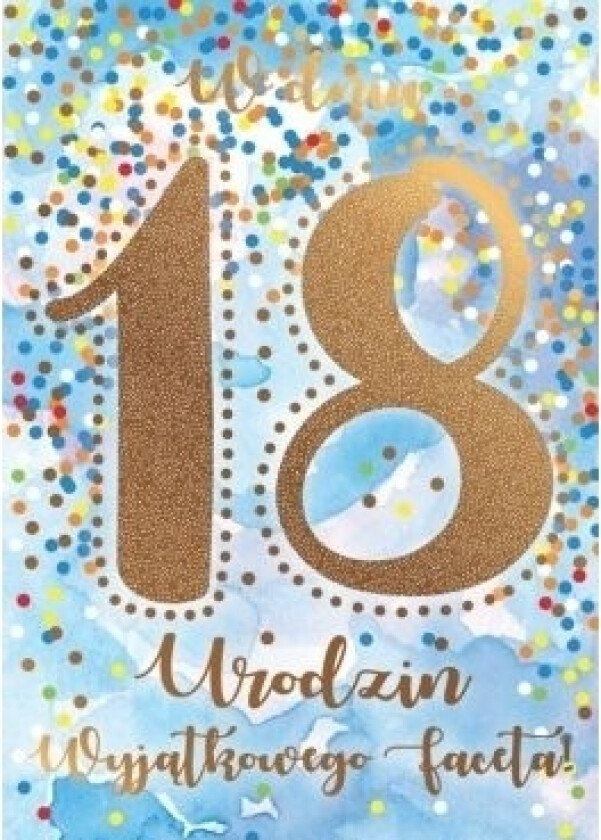 Passion Kort 18-Års Bursdagskort