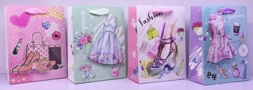 Ju-Piter Gavepose Til Tenåringer, Jente 3D 9022A 30X39x12cm P12, Pris For 1 Stk.