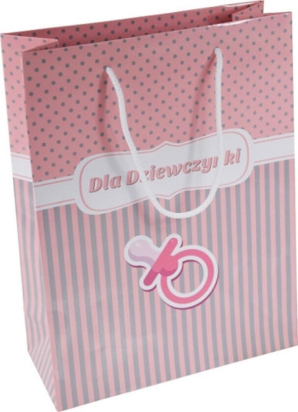 Kontorprodukter Kontorprodukter Gavepose, Laminert, 24X10x32cm, Barn, Blanding Av Design