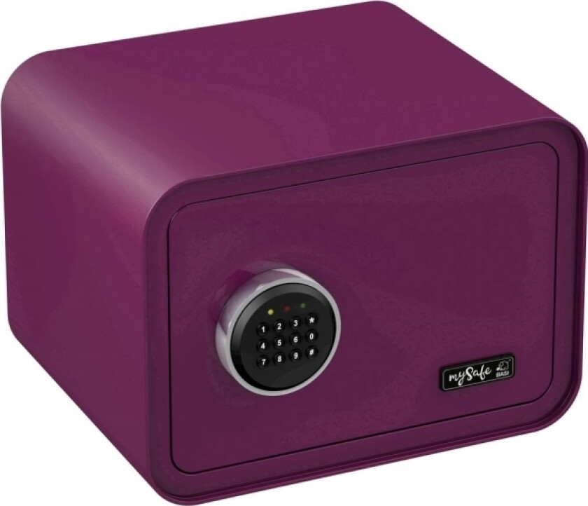 Mysafe 350, Frittstående Safe, Bærsmak, Kode, Elektronisk, Vegg, 1 Hyller, Batteri