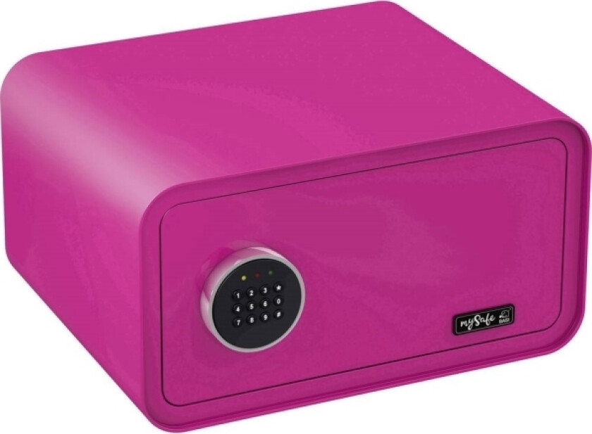 Mysafe 430, Frittstående Safe, Rosa, Kode, Elektronisk, Vegg, Batteri, Aa