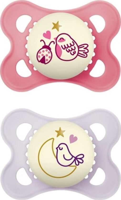 Mom-2-6 Pacifier Orginalplanet Love Girl