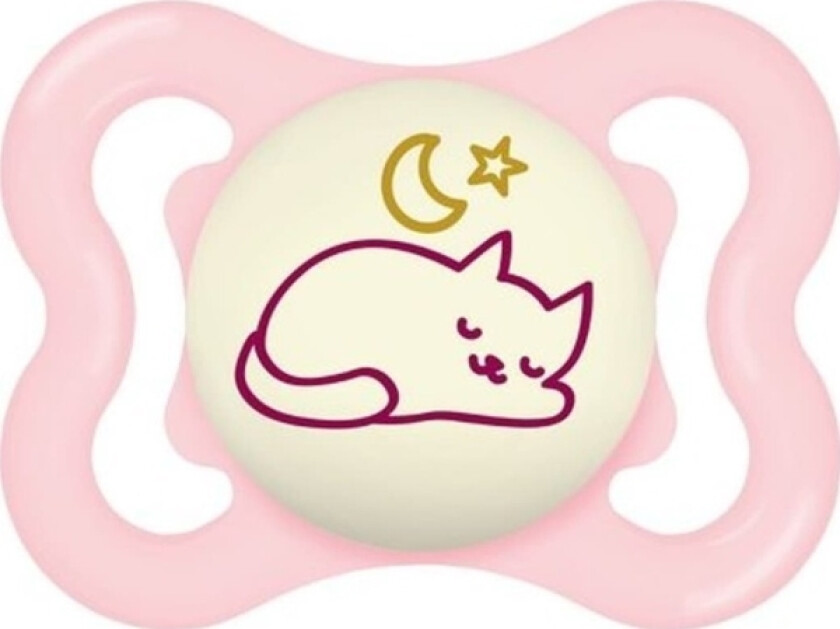 Mom-0+ Pacifier Supreme Night Planet Love,Girl