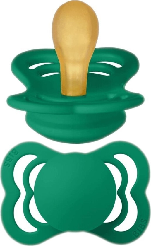 Bibs Supreme Evergreen Str. S Hevea Rubber Soothing Smokk