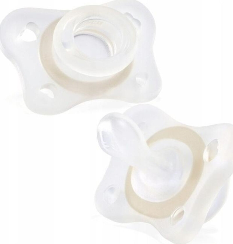 23141-Beroligende Smokk Pf Mini Soft Sil 2Stk Lum