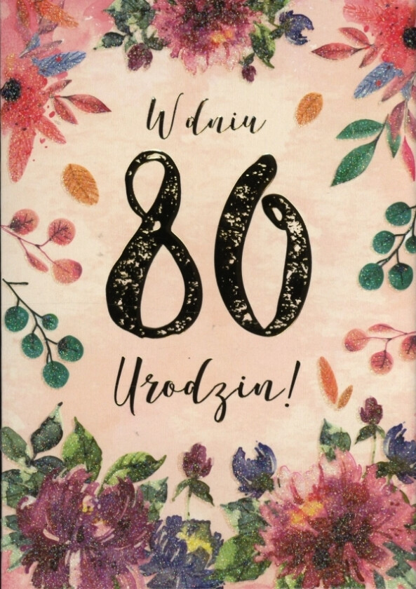 Passjonskort 80-Års Bursdagskort Pr-111