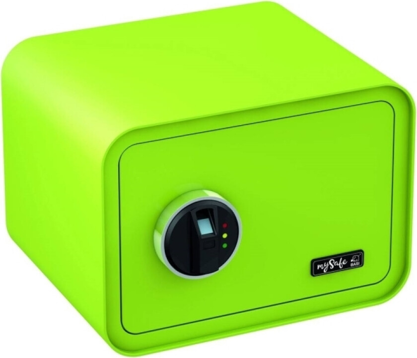 Mysafe 350, Frittstående Safe, Grønn, Elektronisk, Fingeravtrykksleser, Batteri, Aa, 350 Mm