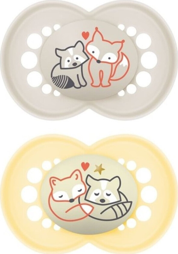 Mom-6+ Pacifier Orginal Day&Amp Nigth Planet Love Unisex