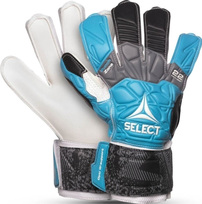 Select Select 22 Flexi Grip Flat Cut 2019 Keeperhansker Blå-Grå-Hvit