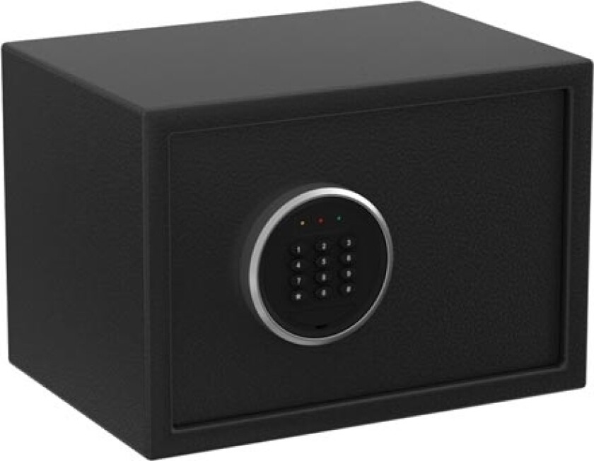 Emt 250, Frittstående Safe, Sort, Kode, Elektronisk, Stål, Batteri, Aa