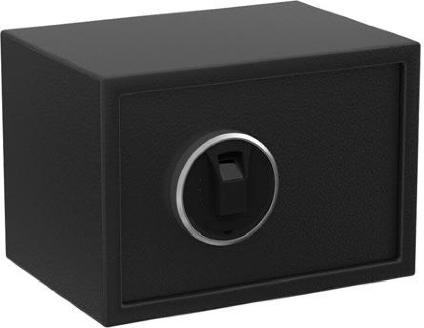 Emt 250, Frittstående Safe, Sort, Fingeravtrykksleser, Stål, Batteri, Aa