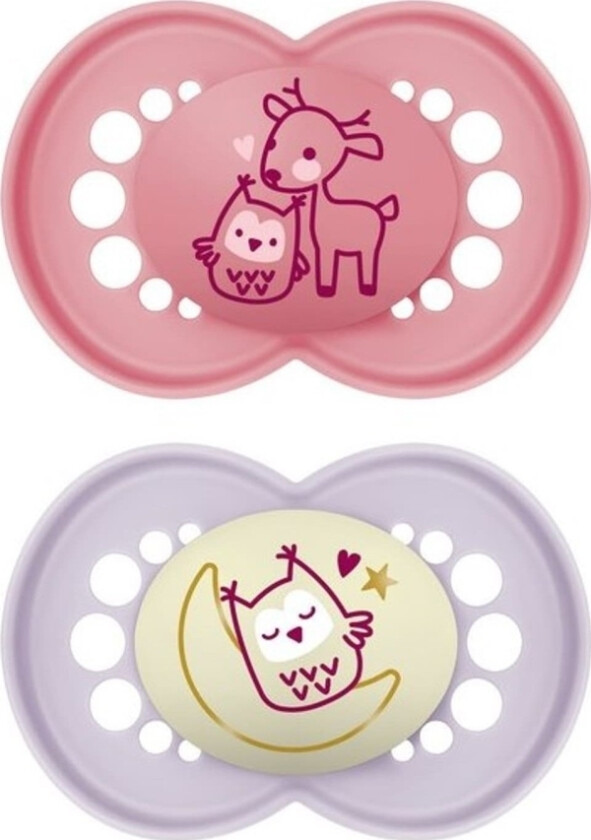 Mom-6+ Pacifier Orginal Day&Amp Night Planet Love Girl