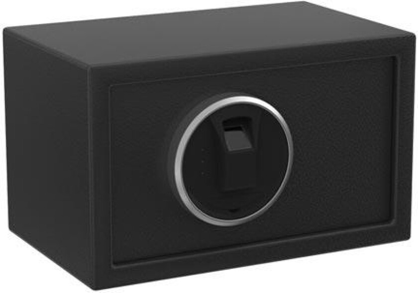 Emt 200, Frittstående Safe, Sort, Fingeravtrykksleser, Stål, Batteri, Aa