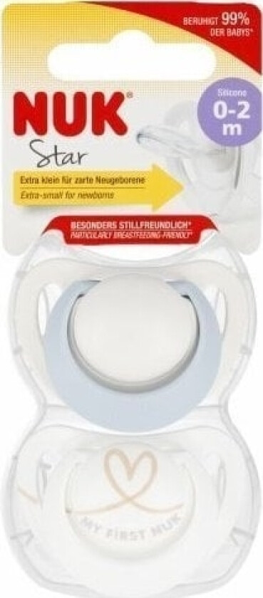 401889 Star Silikone Smokk 0-2 2Stk 541388, 175283