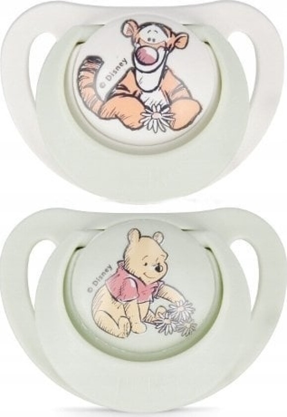 Silikonsmukk 6-18M Stjerne Tiger/Cub Smuk Op.2Stk 10736940