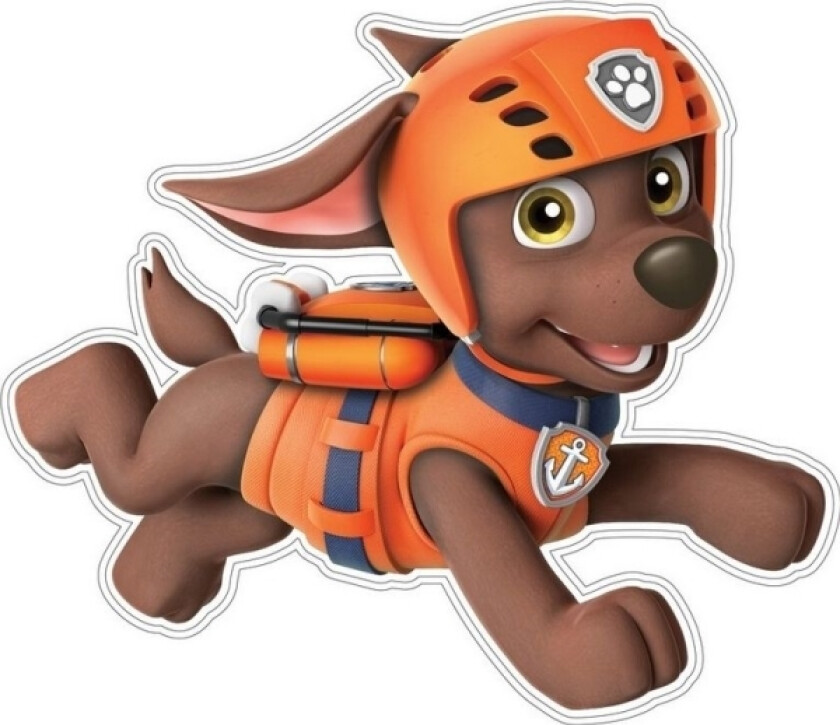 Paw Patrol Veggdekorasjon - Zuma