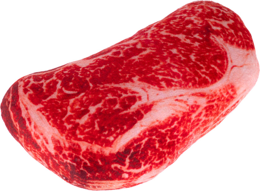 hundeleketøy biff - L 16 x B 10 x H 6 cm