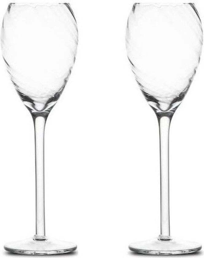 Opacity champagneglass 16 cl 2-pk Klar