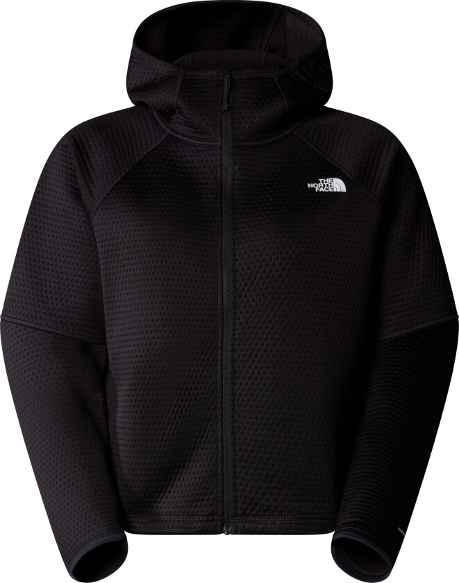 Women's Vertical Thermal Full-Zip Hoodie TNF Black L