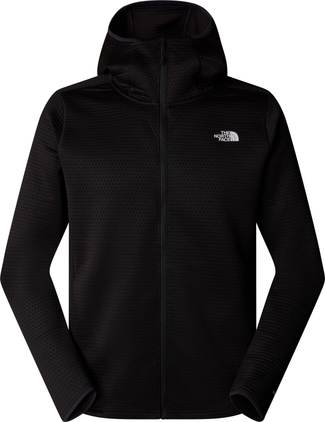 Men's Vertical Thermal Full-Zip Hoodie TNF Black M