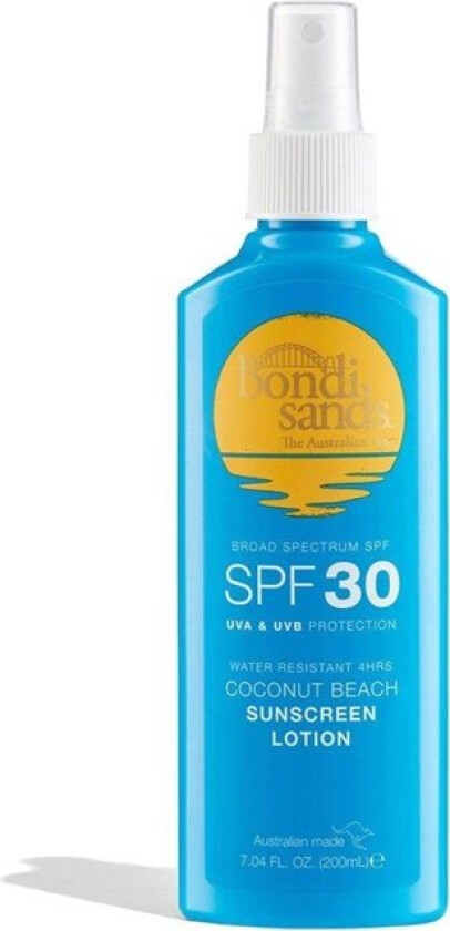 SPF 30 Sunscreen Lotion Coconut Beach Scent