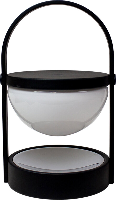 A-Flash bærbar lampe 22 cm, svart