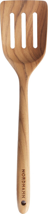 Perforert stekespade 34 cm, teak